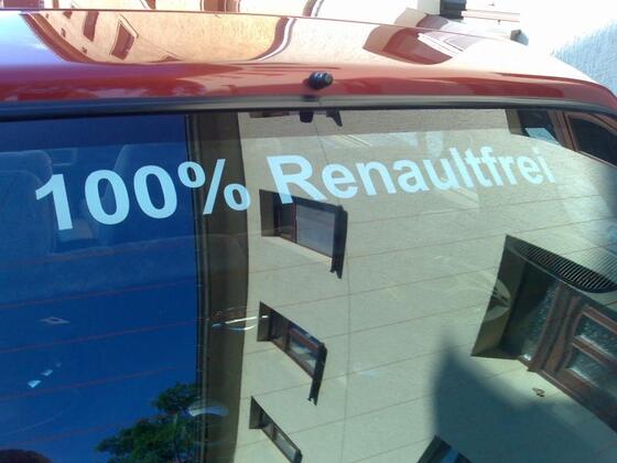 100% Renaultfrei