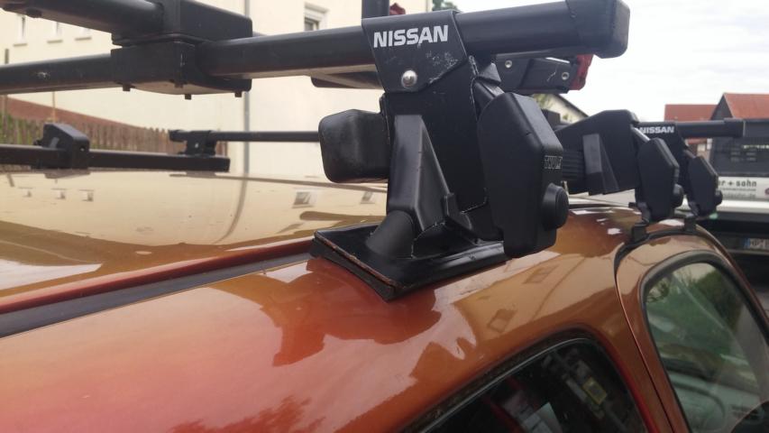 Stahl Dachträger am Dachprofil kompl K12 S02 Für Nissan Micra 5-Tür 03-10